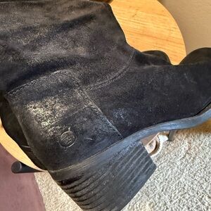 Black Suede heeled Boots